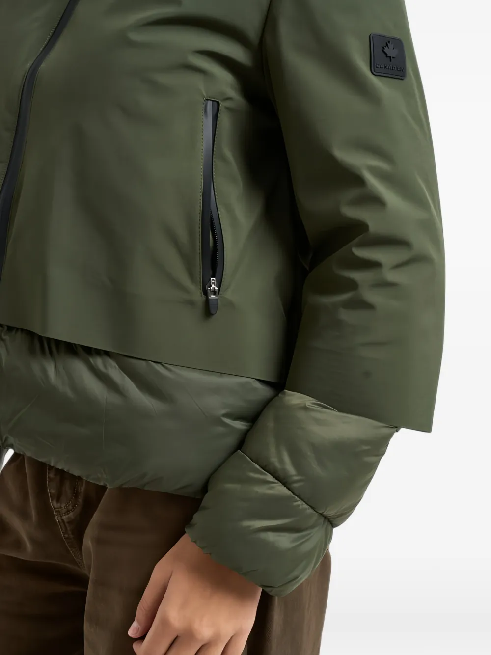 Canadian Noralee puffer jacket Groen