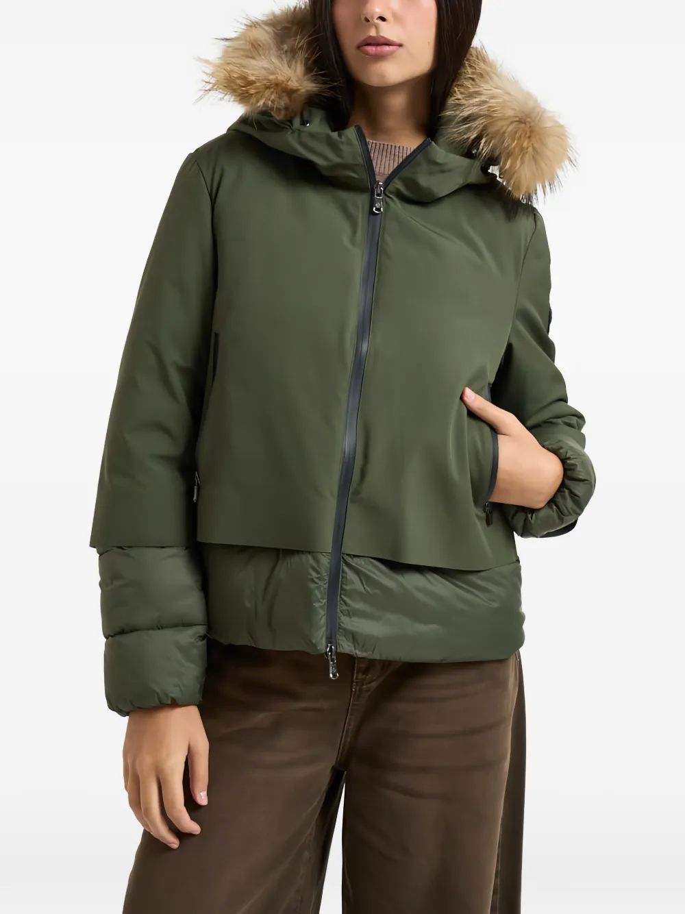 Canadian Noralee puffer jacket Groen
