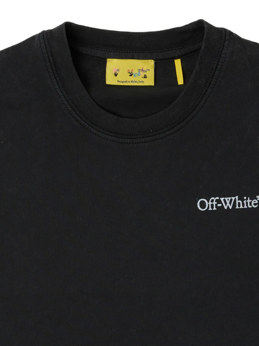Off-White Kids Arrows-print T-shirt Zwart