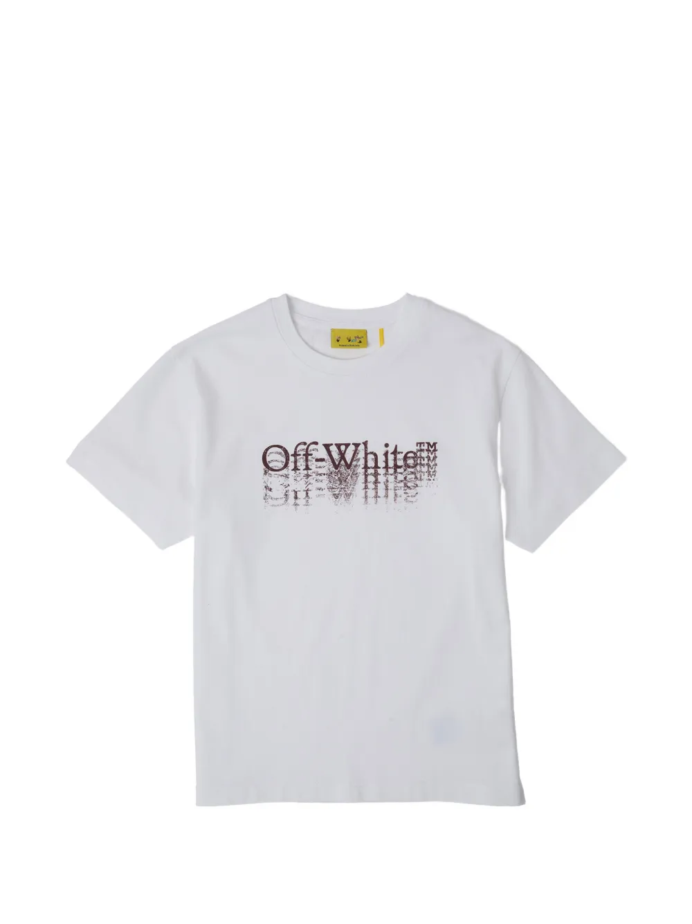 Off-White Kids Bookish Stamp T-shirt - Bianco