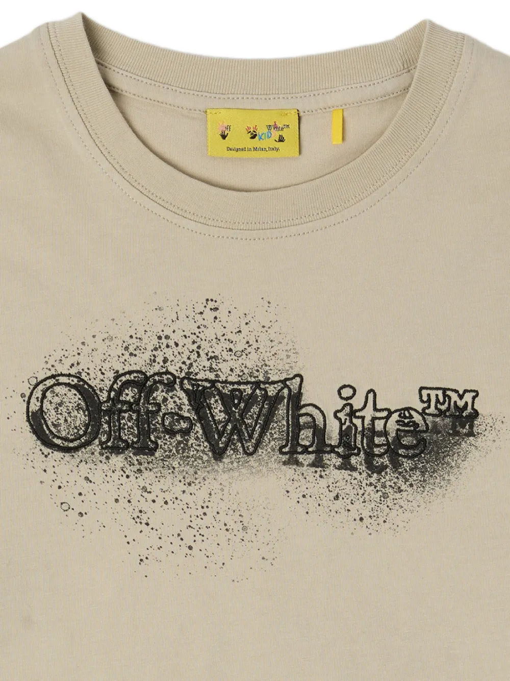 Off-White Kids Arrows-print T-shirt Grijs