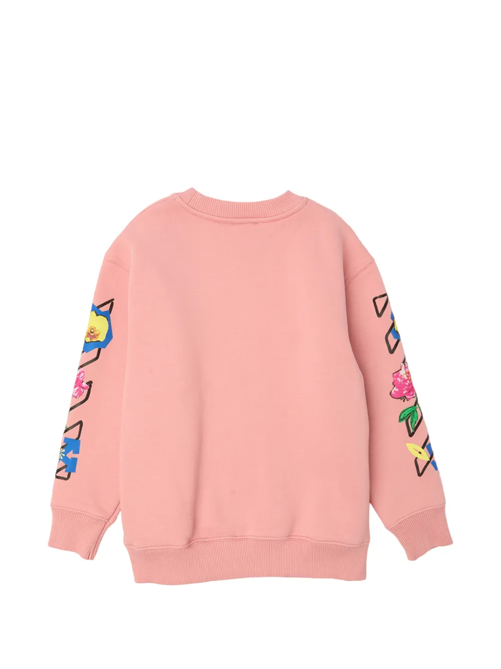 Off-White Kids floral-print sweatshirt Roze