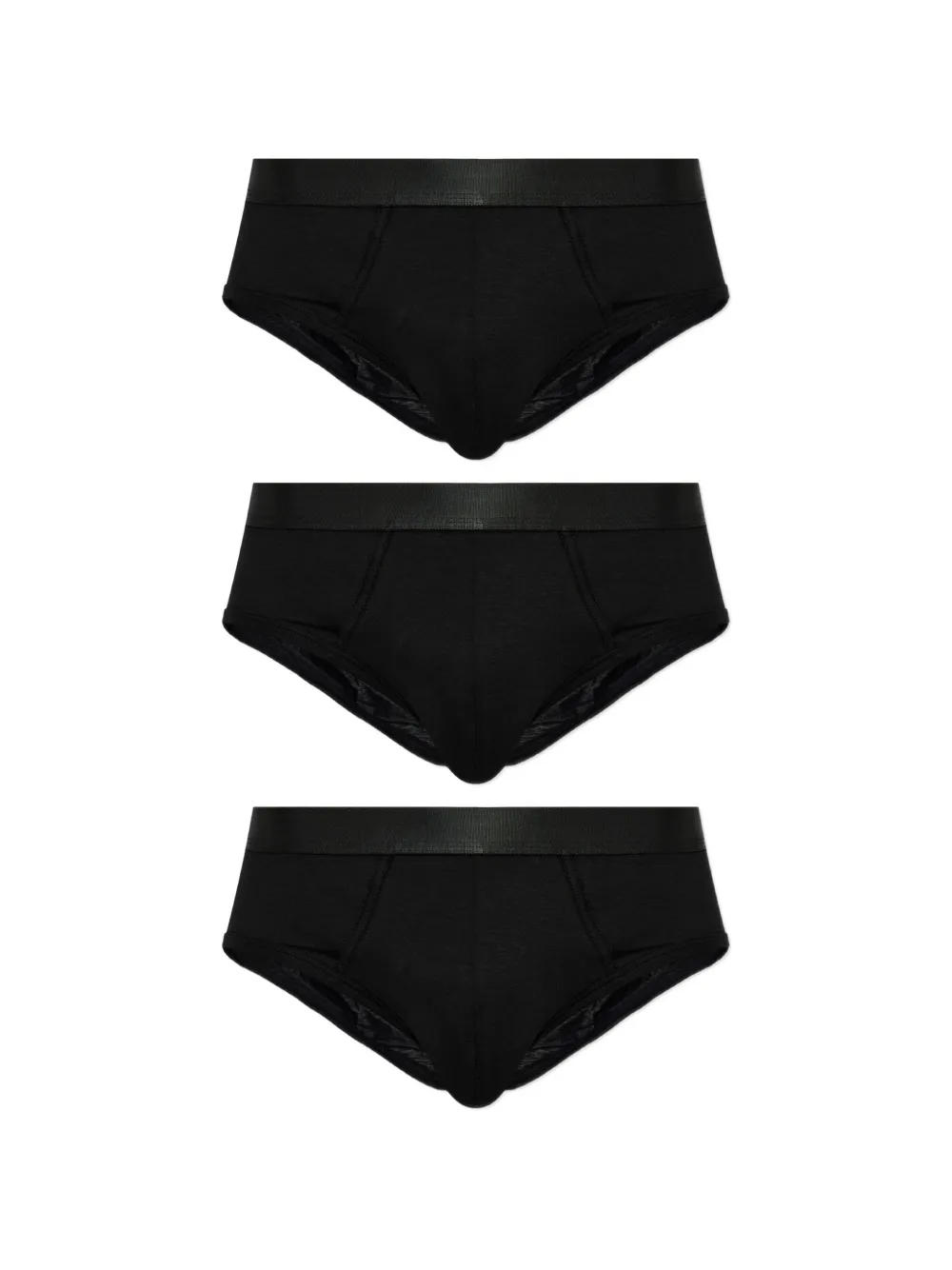 CDLP logo-waistband briefs (set of three) - Noir CDLP logo-waistband briefs (set of three) - Noir