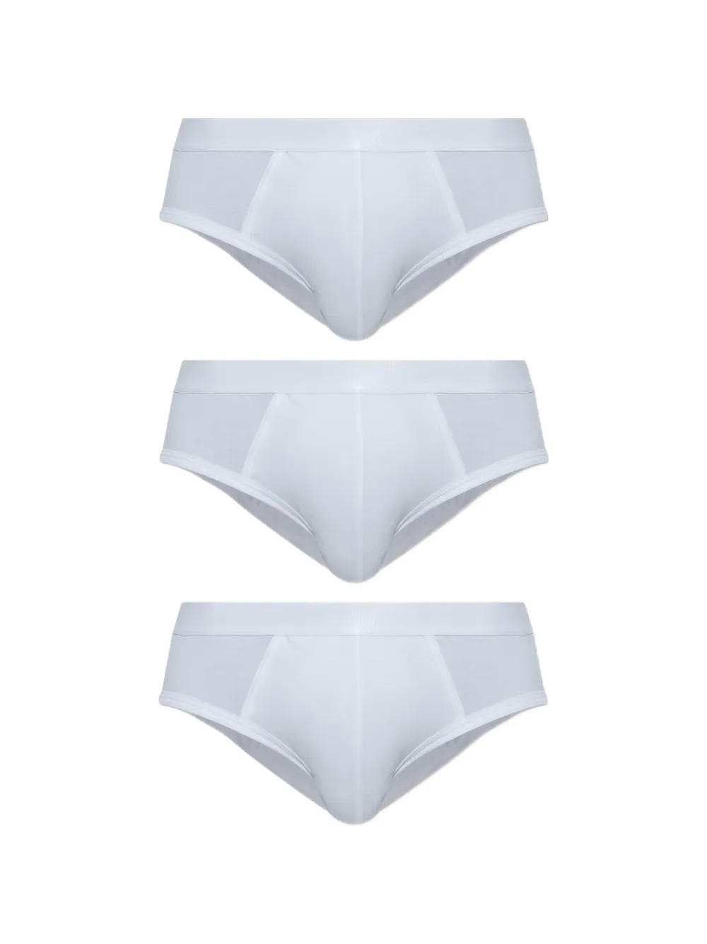 CDLP logo-waistband briefs (set of three) - Blanc CDLP logo-waistband briefs (set of three) - Blanc