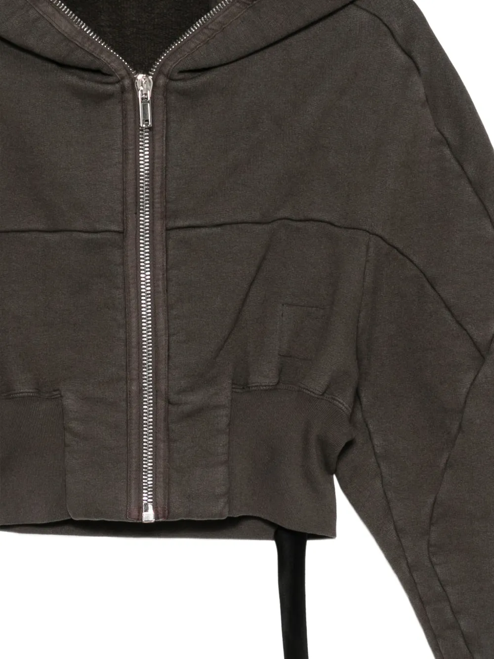 Rick Owens DRKSHDW collage gimp hoodie Bruin