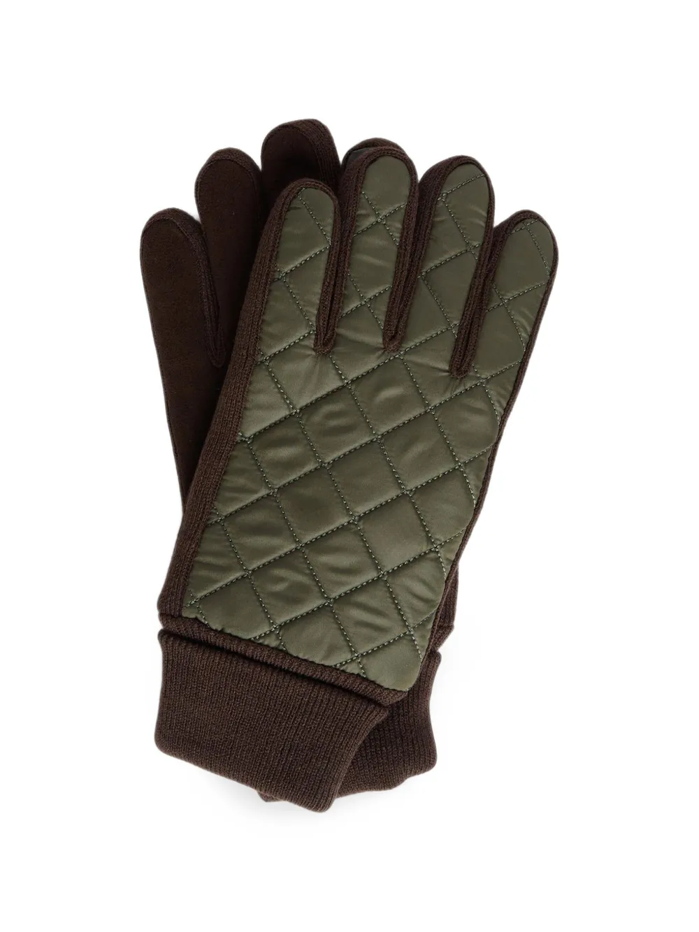 Barbour Magnus quilted gloves - Braun