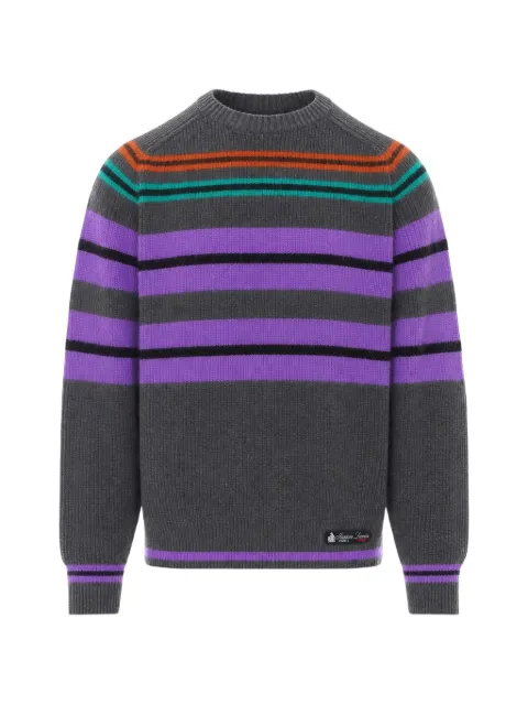 Lanvin striped sweater in wool and cashmere