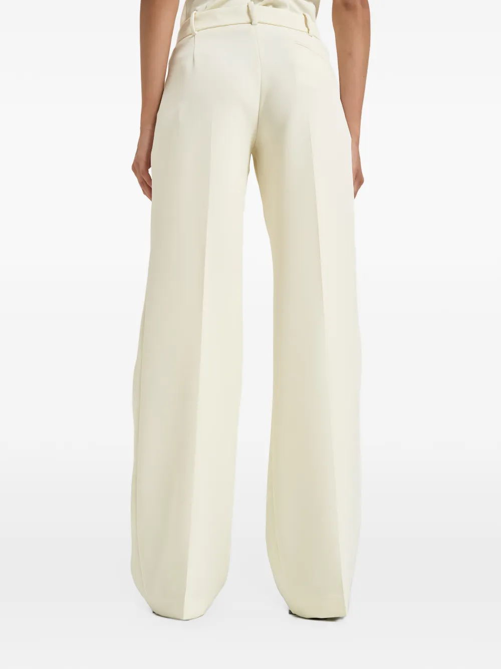Federica Tosi pleated wide-leg trousers Beige