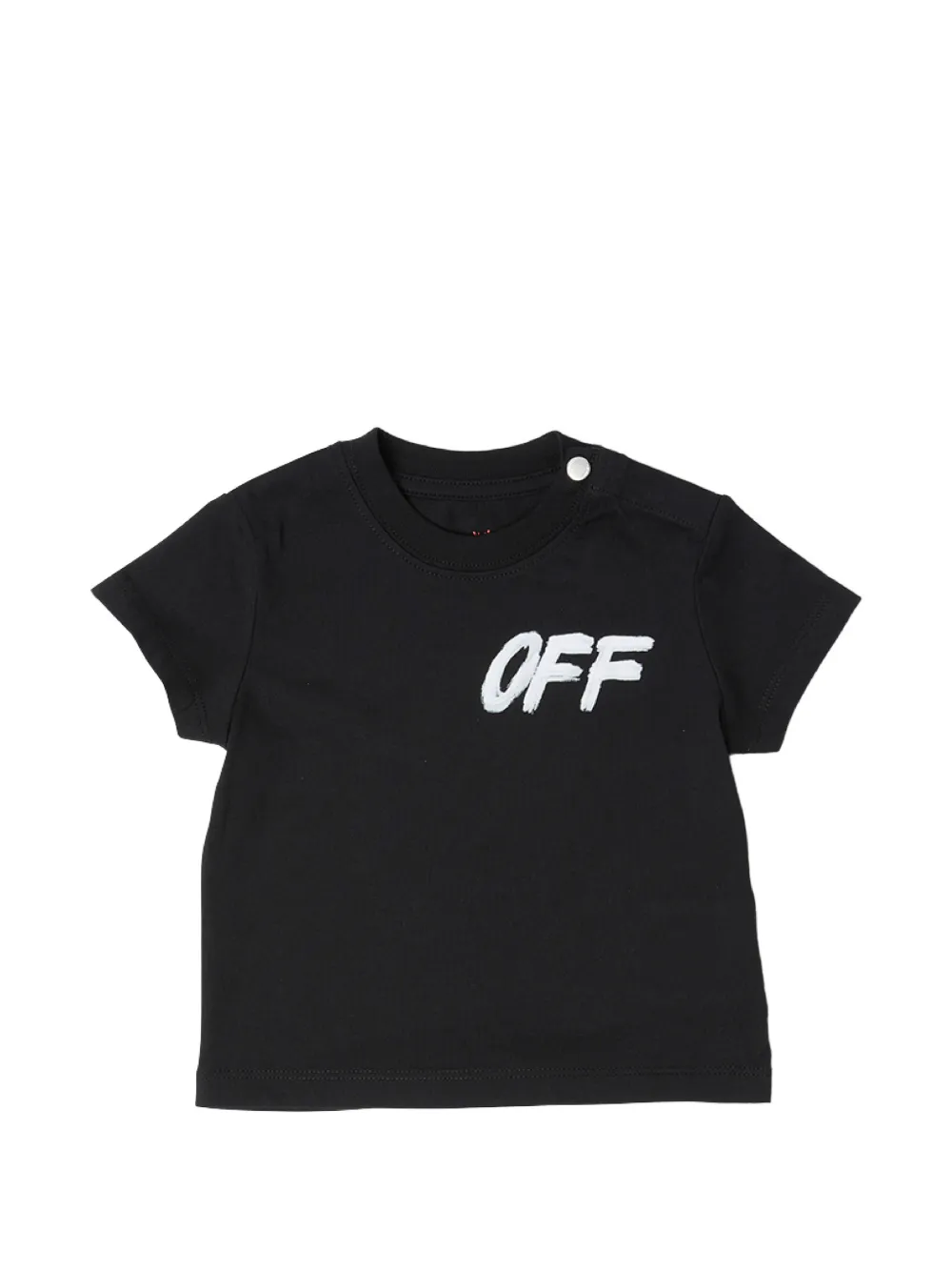 Off-White Kids logo-print cotton T-shirt - Nero