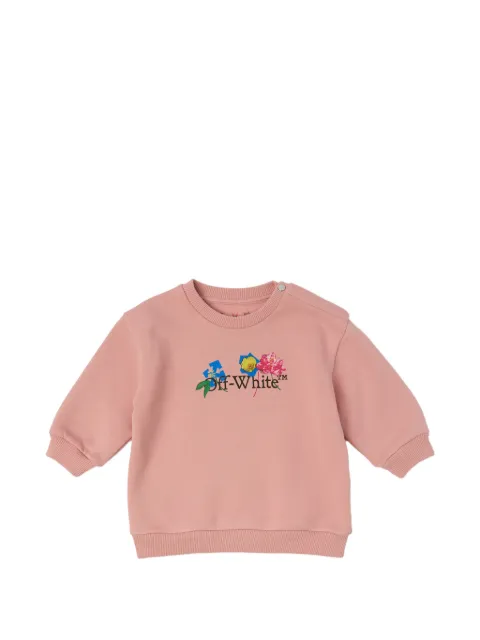 Off-White Kids logo-print sweatshirt