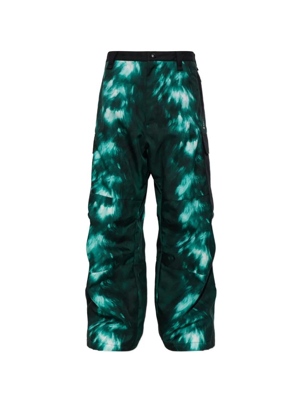 Balenciaga tie-dye cargo ski pants - Grün