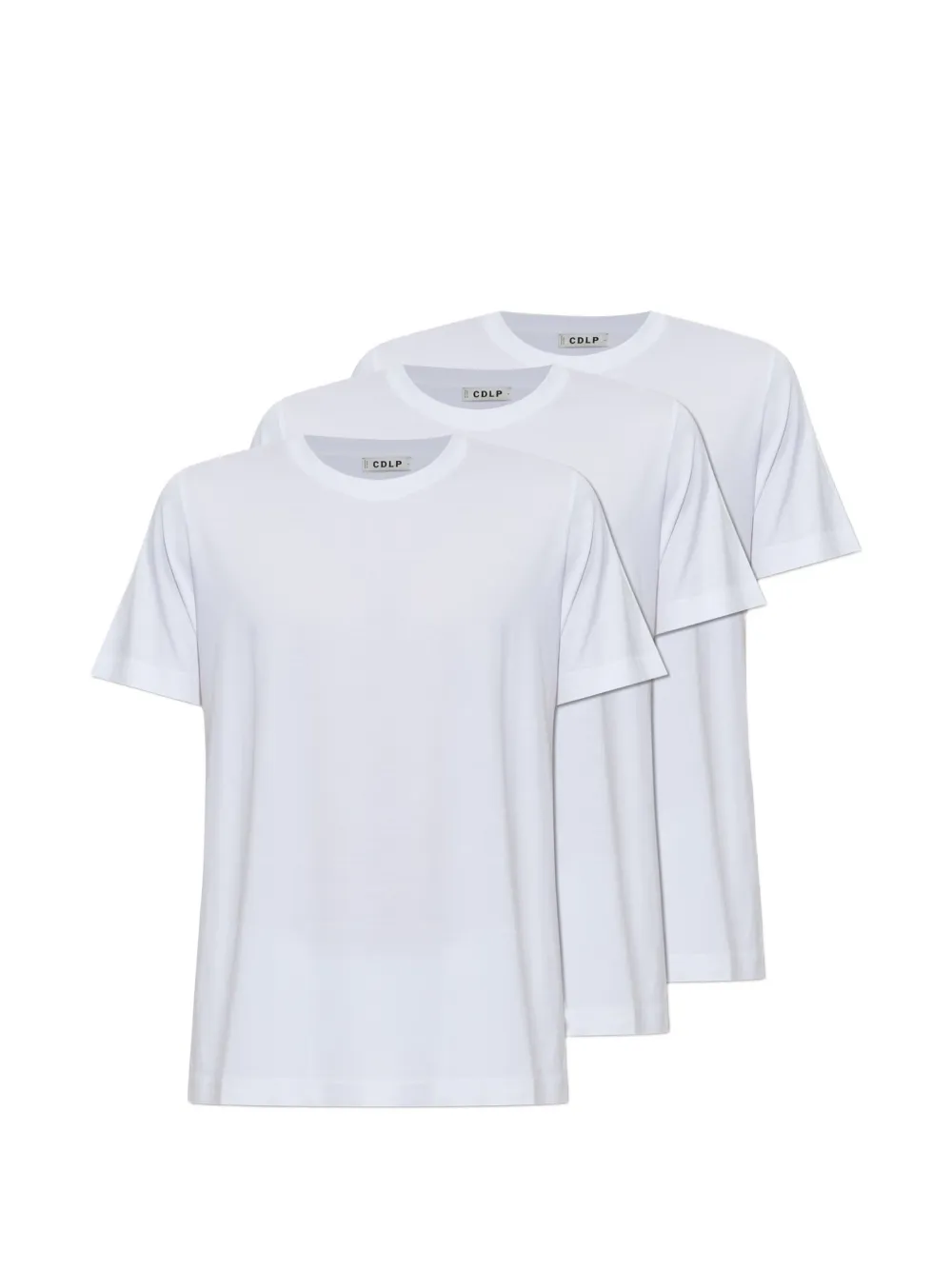 CDLP crew-neck T-shirts (set of three) - Bianco