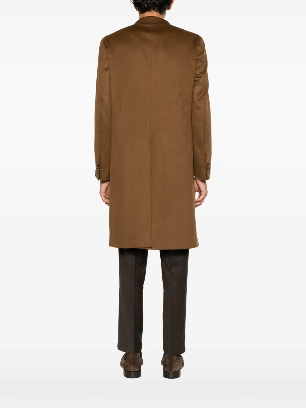 Caruso Aida double-breasted coat Bruin