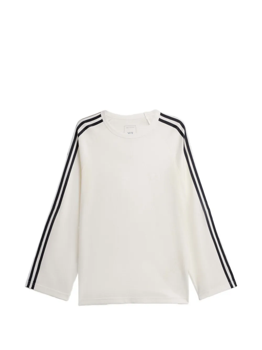 Y-3 long sleeve T-shirt 3-stripes Wit