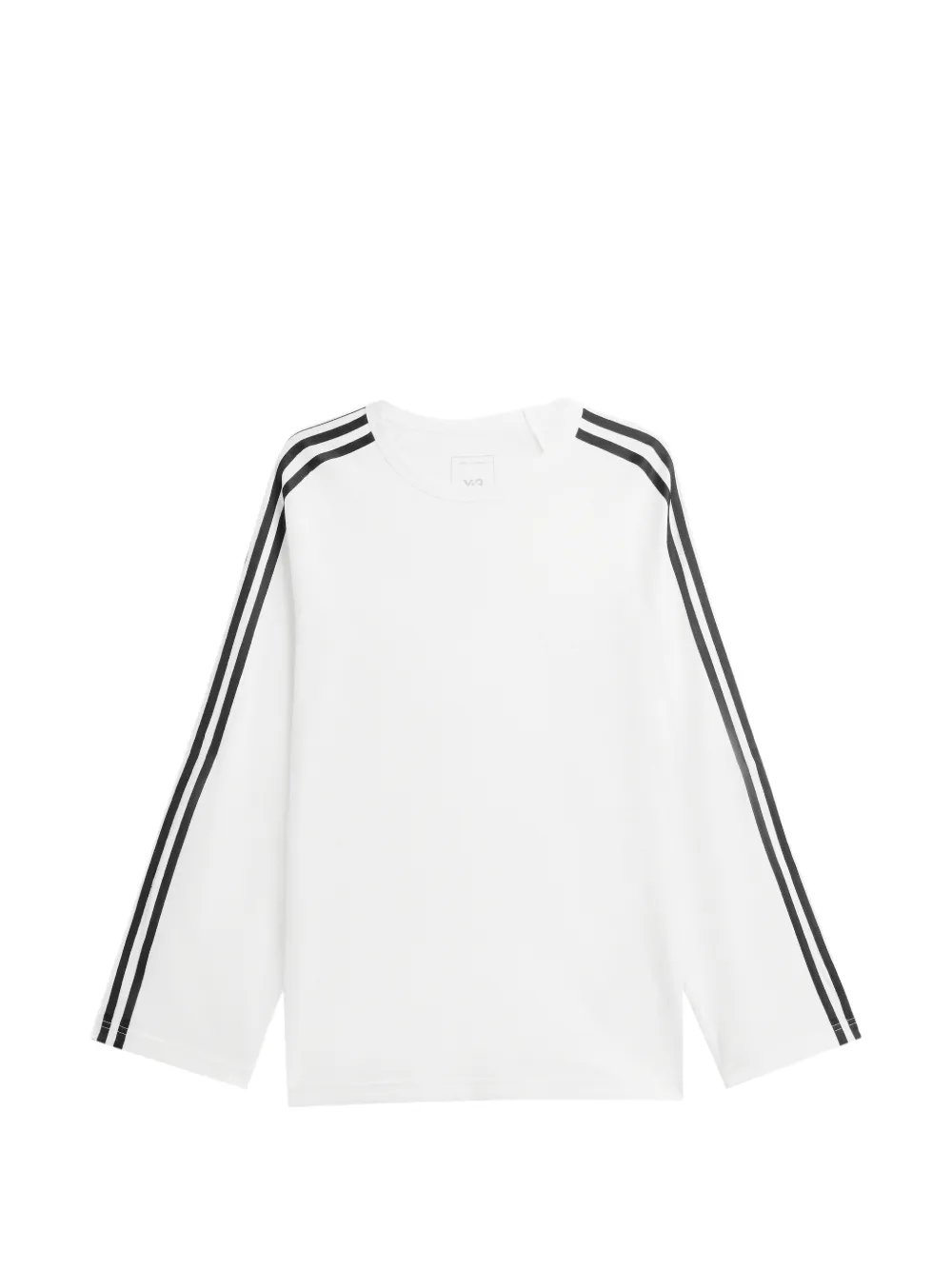 Y-3 long sleeve T-shirt 3-stripes Wit