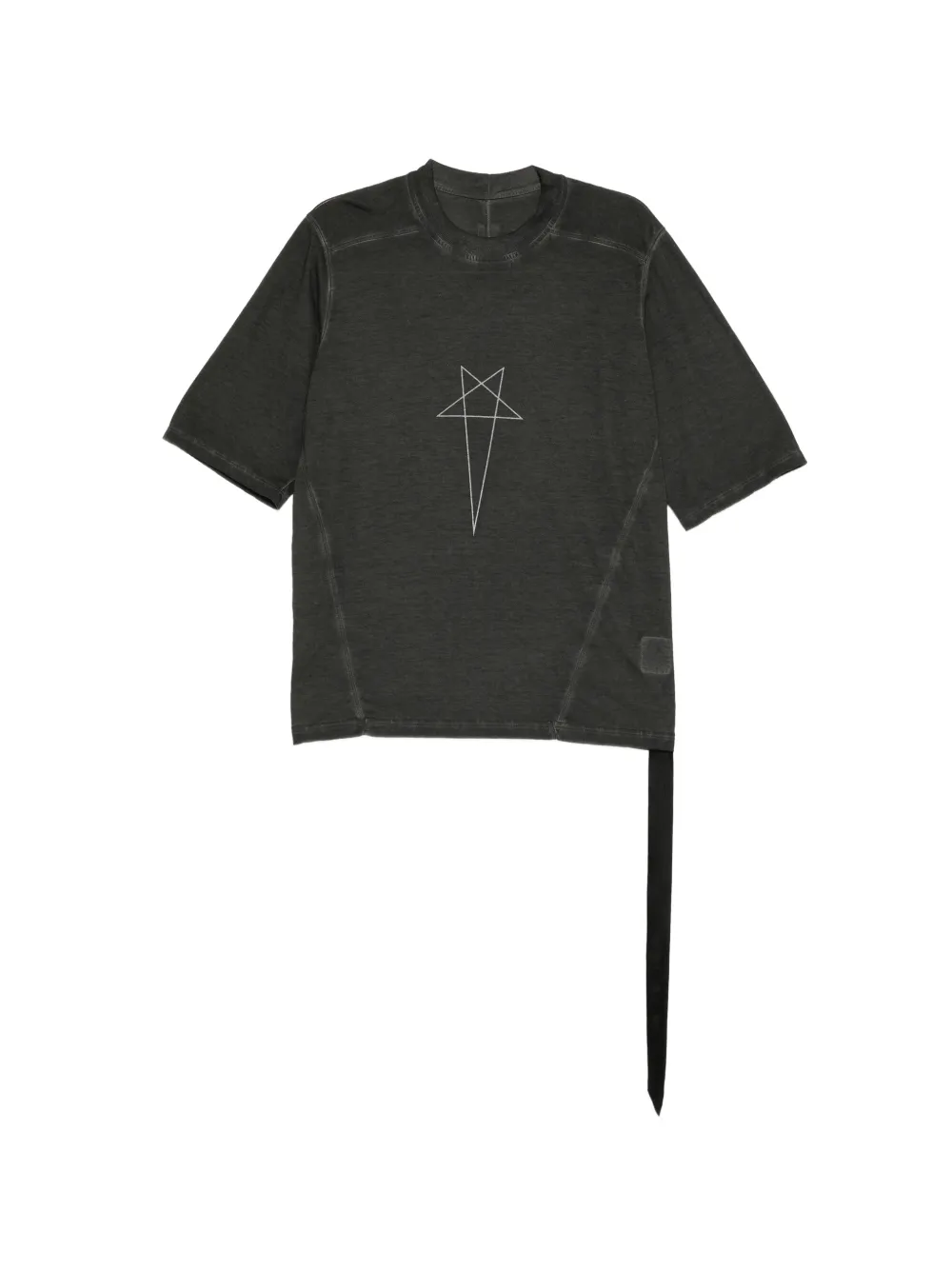 Rick Owens DRKSHDW small level tee Zwart
