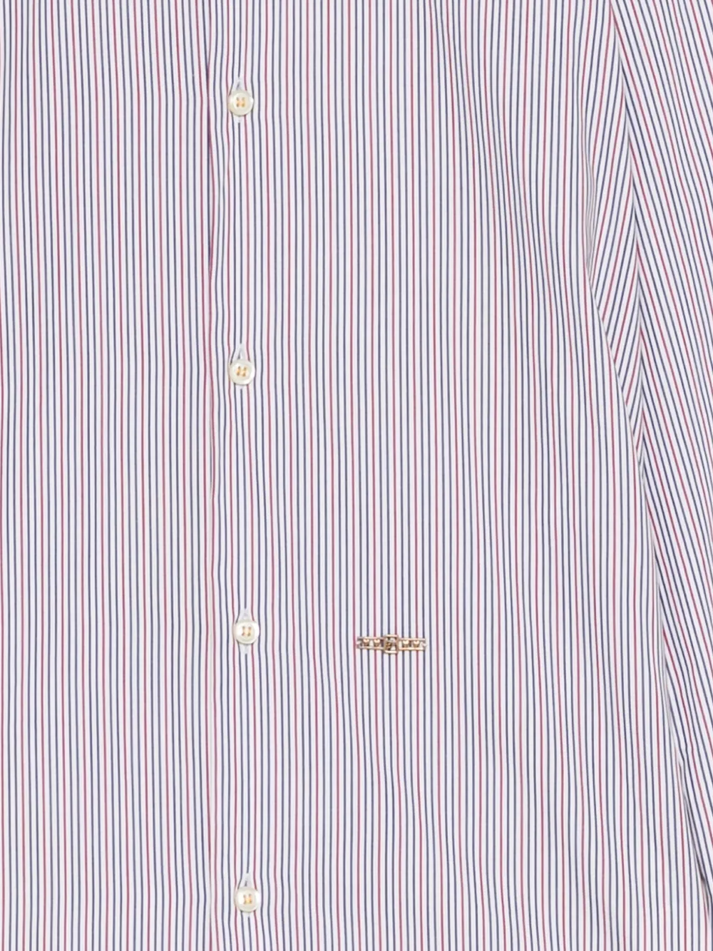DSQUARED2 vertical-stripe long-sleeve shirt Wit