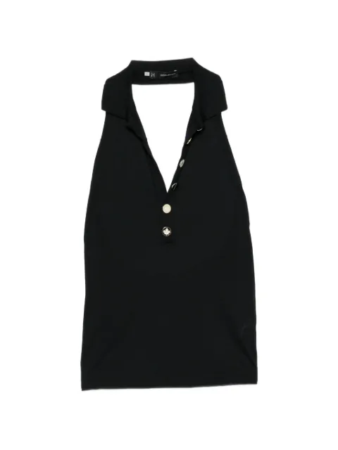 DSQUARED2 halterneck button-up top