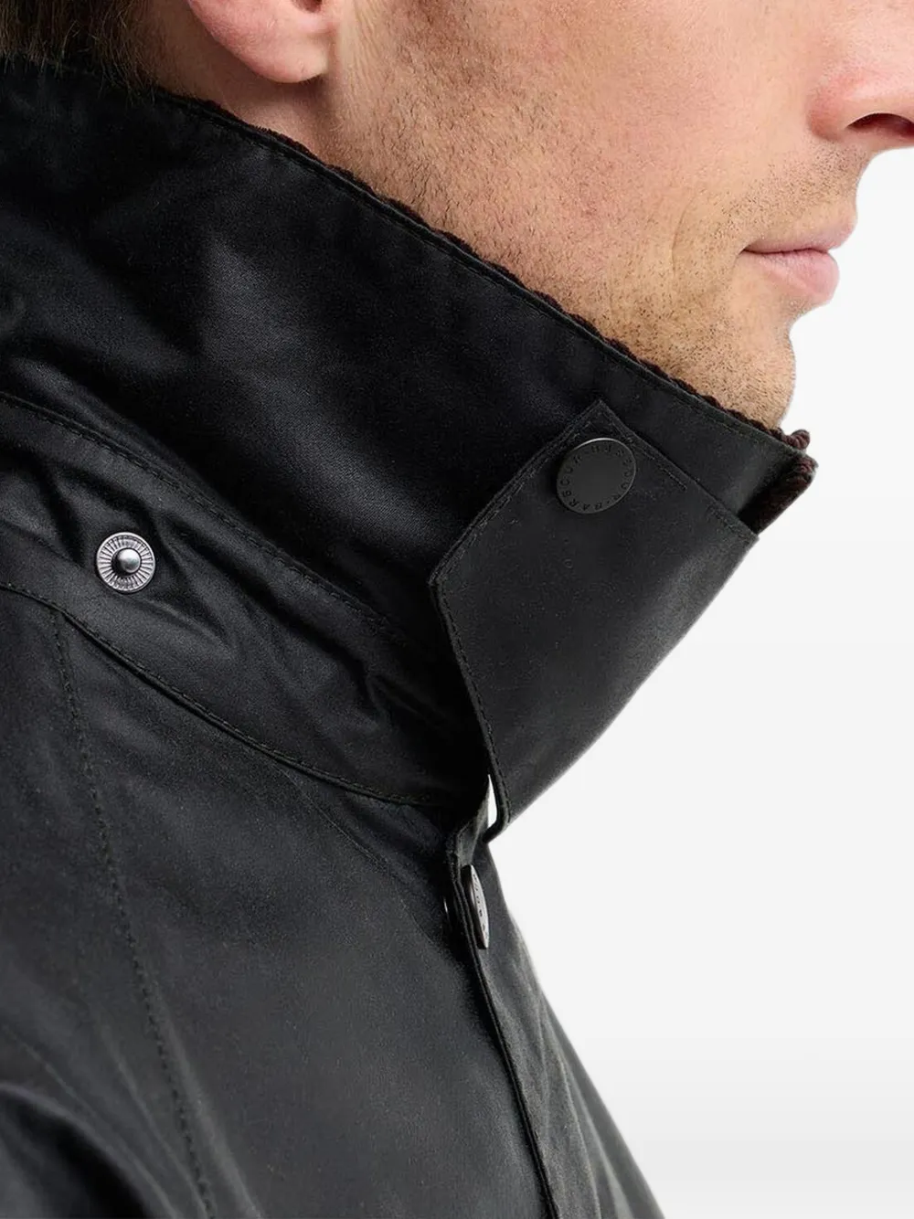 Barbour Bedale waxed jacket Zwart