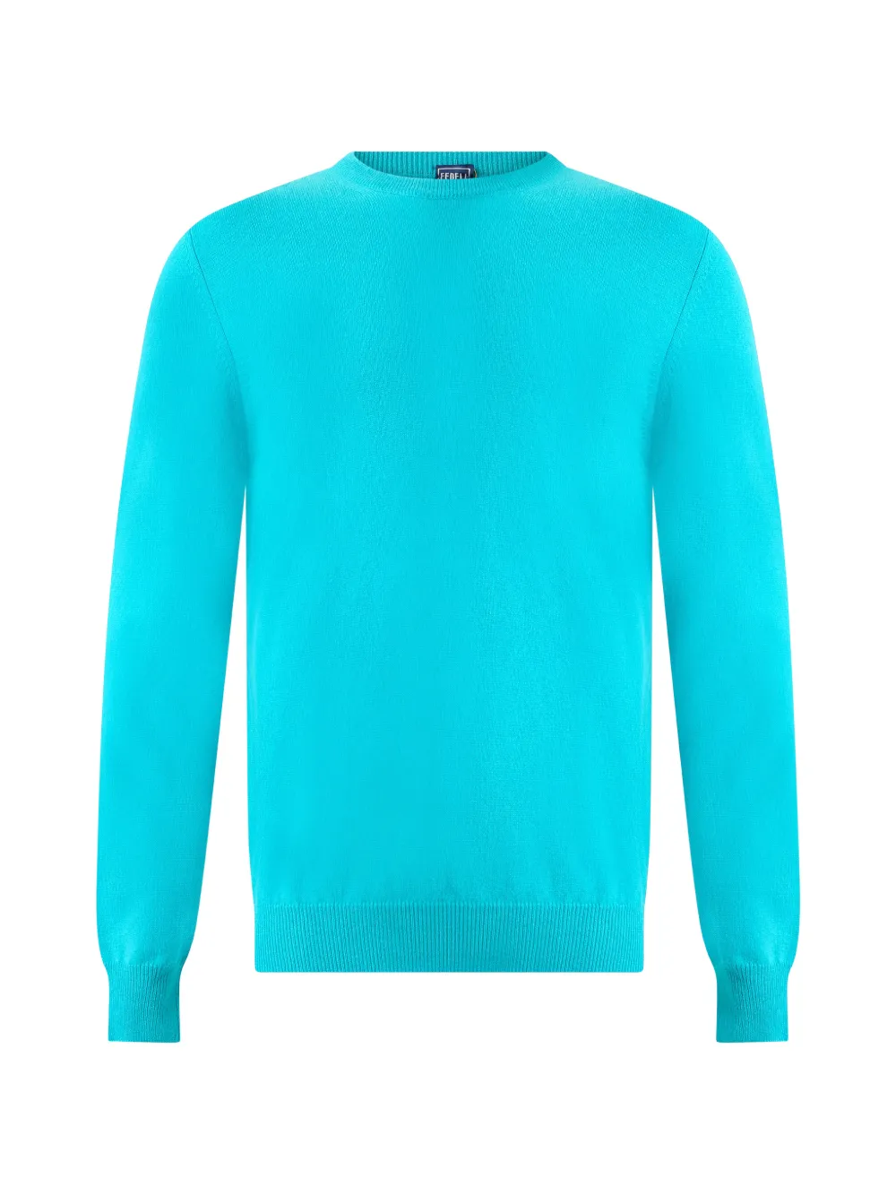 Fedeli cashmere crew-neck sweater Blauw