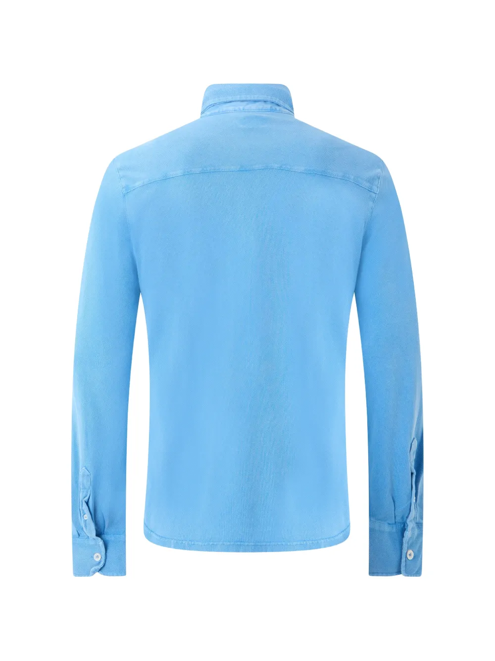 Fedeli long-sleeve cotton shirt Blauw