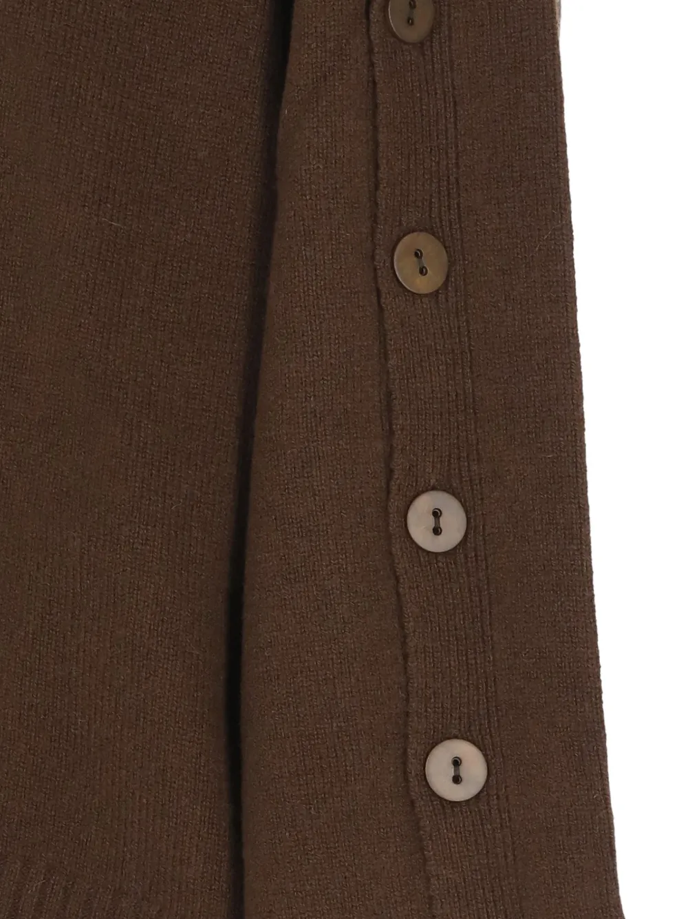 Kangra button-sleeve virgin-wool sweater Bruin