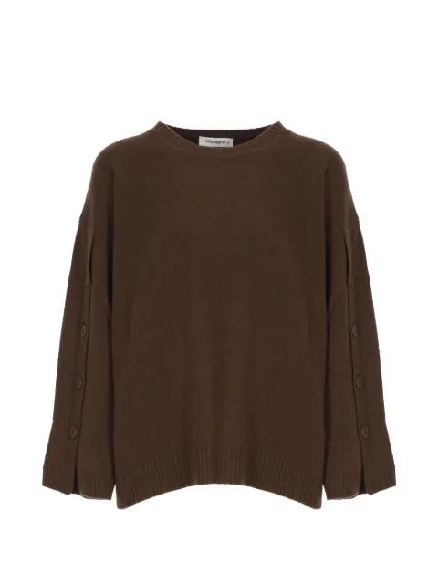 Kangra button-sleeve virgin-wool sweater
