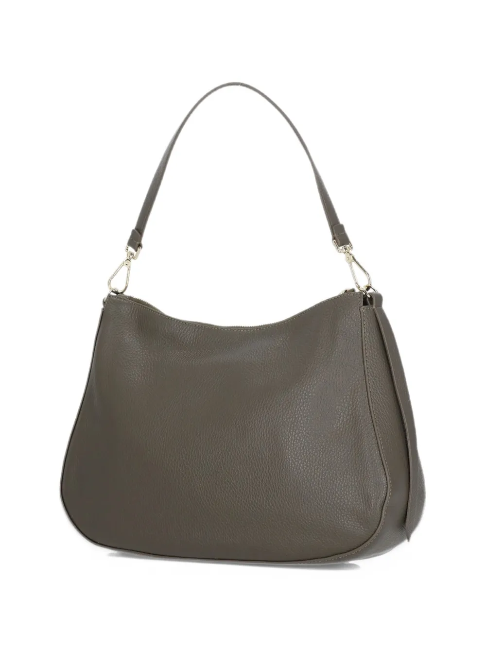 Coccinelle medium Nory grained leather tote bag Grijs