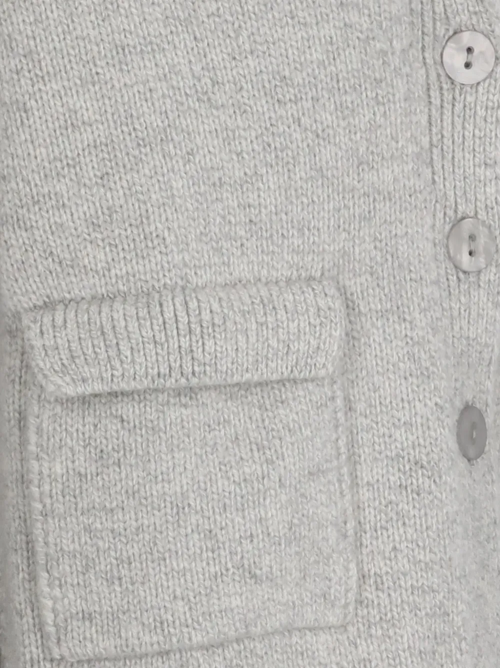 Kangra button-up knitted cardigan Grijs