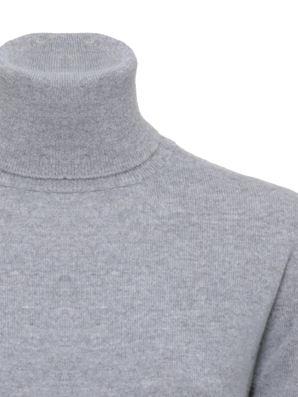 Kangra roll-neck knitted sweater Grijs