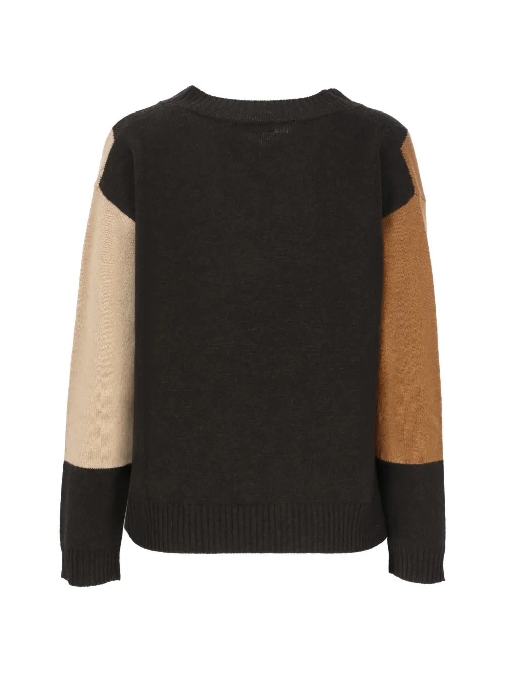 Kangra argyle-knit V-neck sweater Bruin