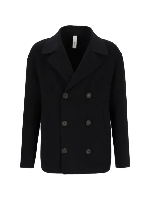 Hevo Orno double-breasted peak-lapel coat