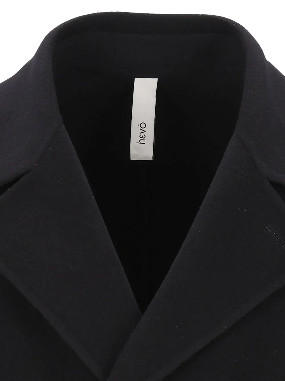 Hevo Orno double-breasted peak-lapel coat Blauw