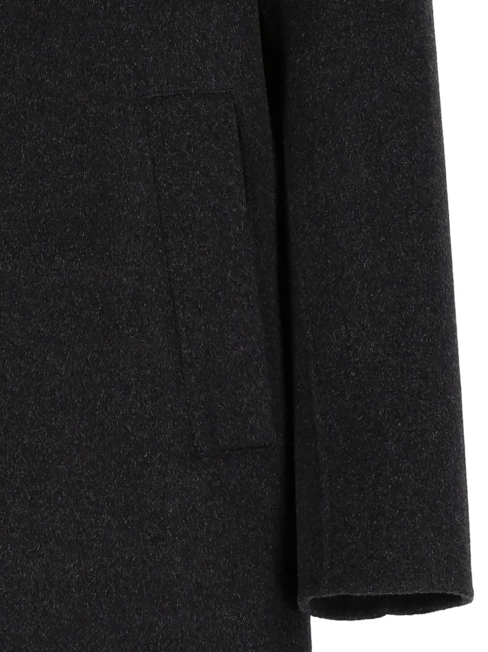 Hevo single-breasted notched-lapel coat Grijs