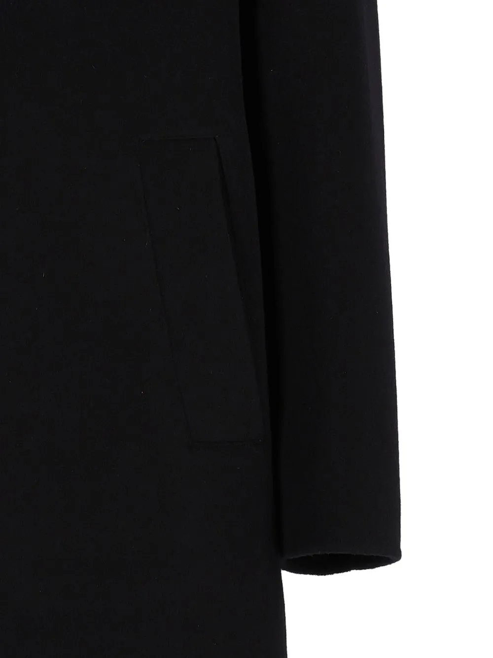 Hevo Cassano single-breasted wool coat Blauw