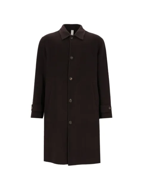 Hevo single-breasted wool coat