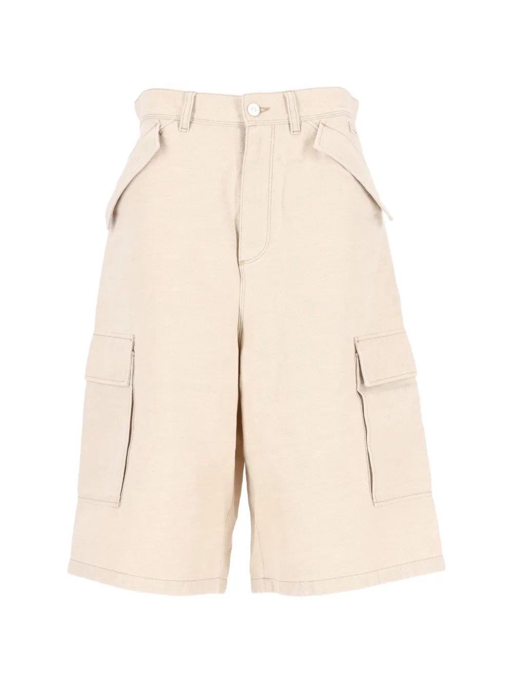 FENDI Selleria cargo shorts - Toni neutri