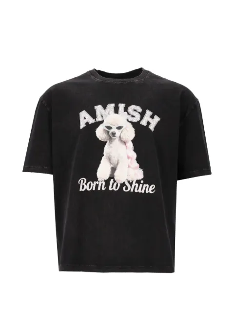 AMISH Born to Shine graphic-print T-shirt