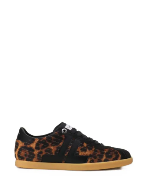 Lanvin Glen 2.0 sneakers in leopard-print pony