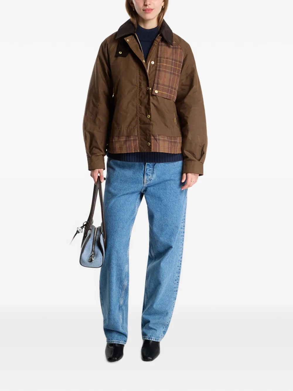Barbour Truro check casual jacket Bruin