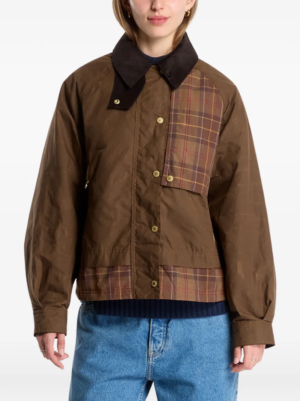 Barbour Truro check casual jacket Bruin