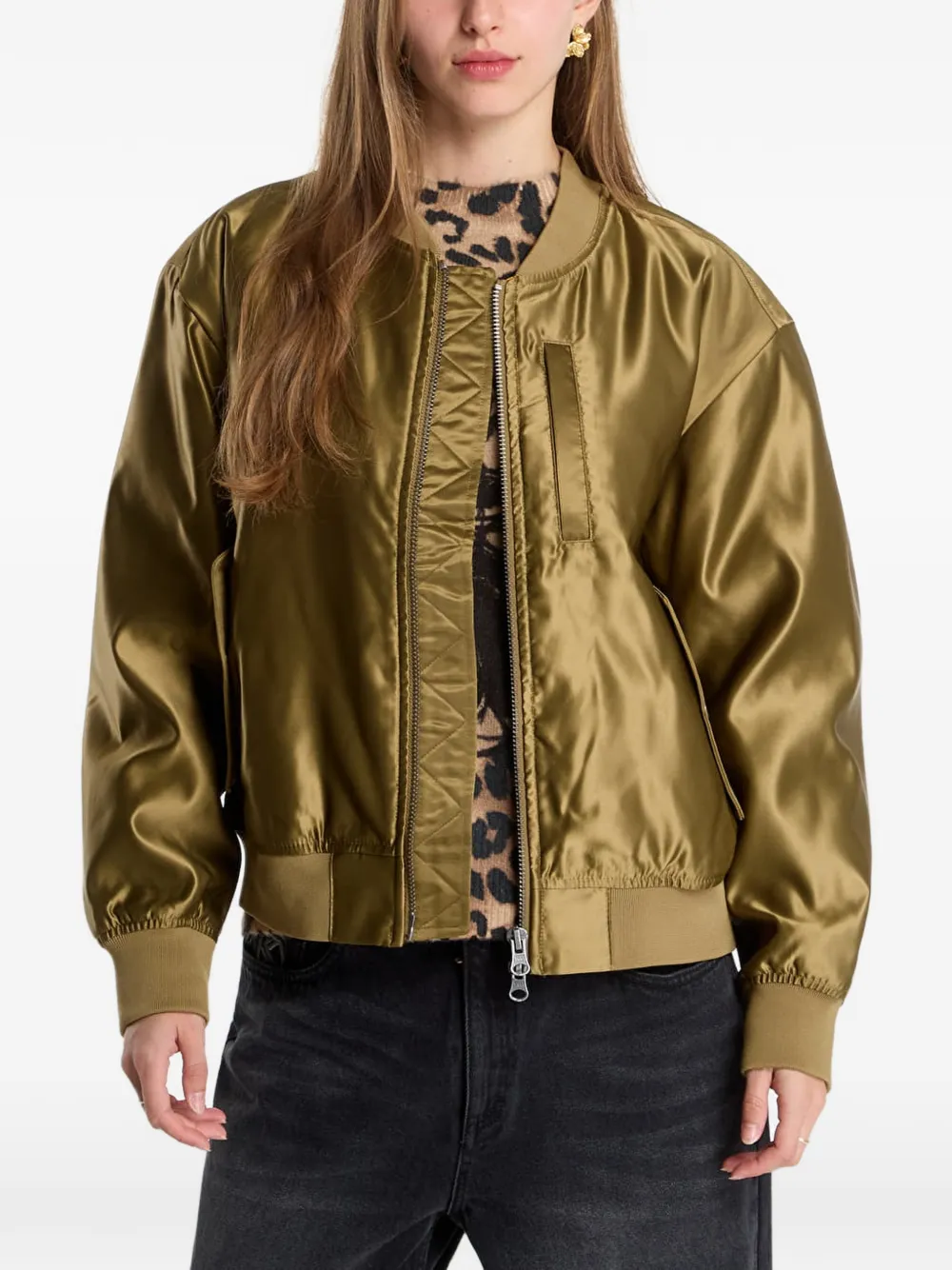 Vans quilted-trim bomber jacket Bruin