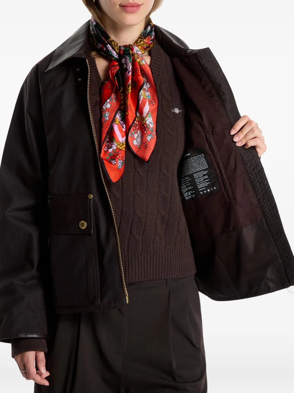 Barbour Donnington waxed jacket Bruin