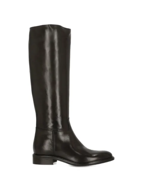 Julie Dee side-zip leather boots