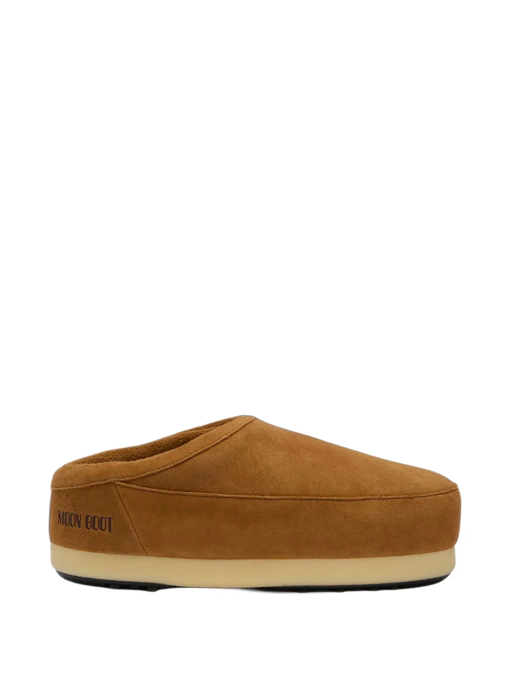 Moon Boot EVX mule loaf brown suede