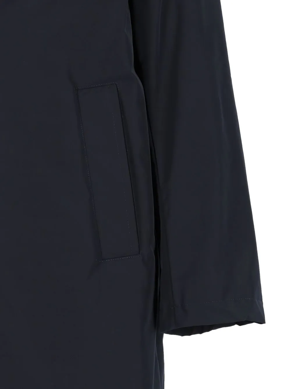 Hevo Cassano single-breasted notched-lapel coat Blauw