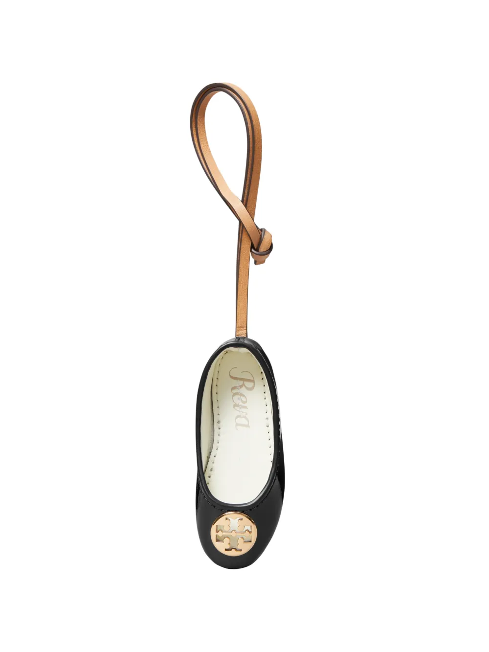 Tory Burch Reva ballet bag charm Zwart