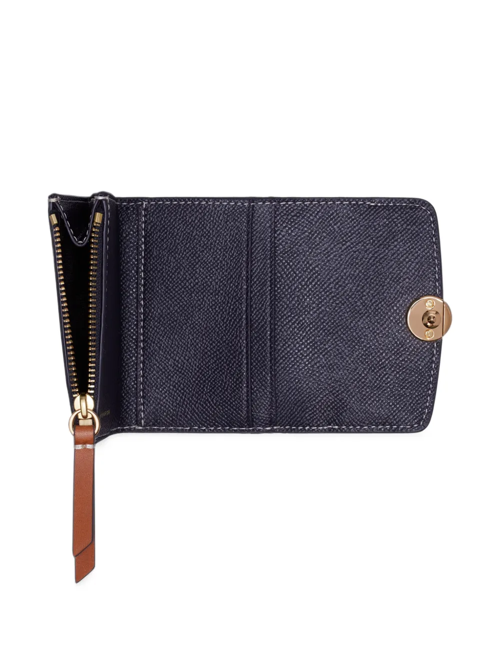 Tory Burch T Monogram Romy flap wallet Blauw