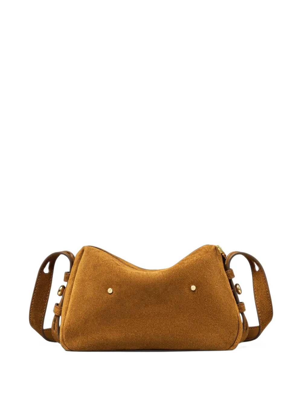 Tory Burch Romy suede soft crossbody bag Bruin