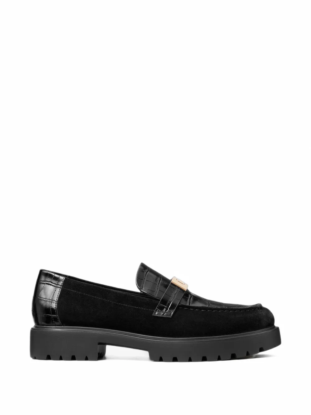 Tory Burch Leelee lug loafers - Nero